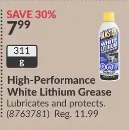 Princess Auto High-Performance White Lithium Grease Lubricates offer