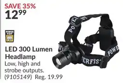 Princess Auto LED 300 Lumen Headlamp offer