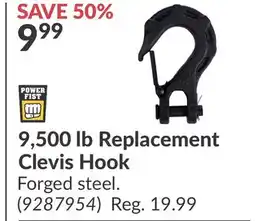 Princess Auto 9,500 lb Replacement Clevis Hook offer