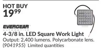 Princess Auto 4-3/8 in. LED Square Work Light offer
