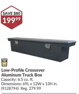 Princess Auto Low-Profile Crossover Aluminum Truck Box offer