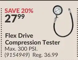 Princess Auto Flex Drive Compression Tester offer