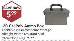 Princess Auto 30-Cal. Poly Ammo Box Lockable clasp offer