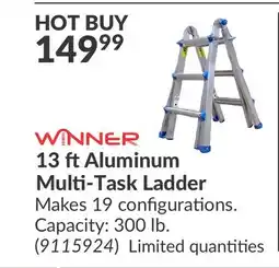 Princess Auto 13 ft Aluminum Multi-Task Ladder offer