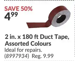 Princess Auto 2 in. x 180 ft Duct Tape offer