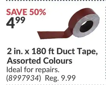 Princess Auto 2 in. x 180 ft Duct Tape offer