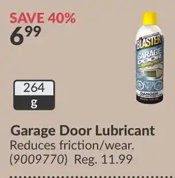 Princess Auto Garage Door Lubricant offer