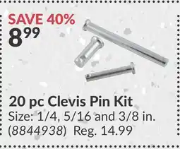 Princess Auto 20 pc Clevis Pin offer