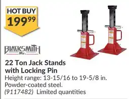 Princess Auto 22 Ton Jack Stands with Locking offer