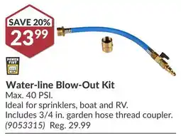 Princess Auto Water-line Blow-Out Kit offer