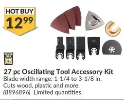 Princess Auto 27 pc Oscillating Tool Accessory Kit offer