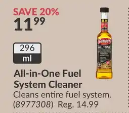 Princess Auto All-in-One Fuel System Cleaner offer