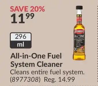 Princess Auto All-in-One Fuel System Cleaner offer