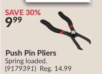 Princess Auto Push Pin Pliers offer