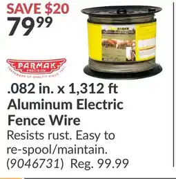 Princess Auto 082 in. x 1,312 Aluminum Electric Fence Wire offer