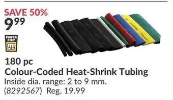 Princess Auto 180 pc Colour - Coded Heat - Shrink Tubing offer