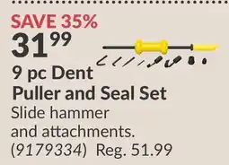 Princess Auto 9 pc Dent Puller and Seal Set offer