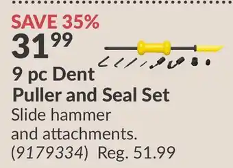 Princess Auto 9 pc Dent Puller and Seal Set offer