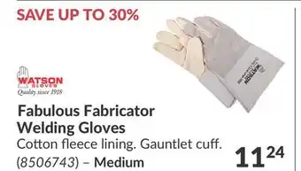 Princess Auto Fabulous Fabricator Welding Gloves offer