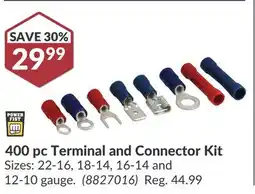 Princess Auto 400 pc Terminal and Connector Kit offer