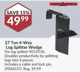 Princess Auto Log Splitter Wedge offer