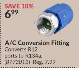 Princess Auto A/C Conversion Fitting offer