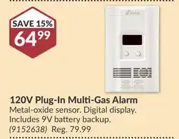 Princess Auto 120V Plug-In Multi-Gas Alarm offer