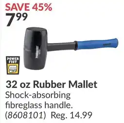 Princess Auto 32 oz Rubber Mallet offer