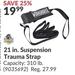 Princess Auto 21 in. Suspension Trauma Strap offer