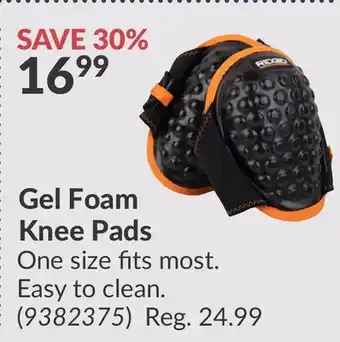 Princess Auto Gel Foam Knee Pads offer