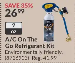 Princess Auto A/C On The Go Refrigerant Kit offer