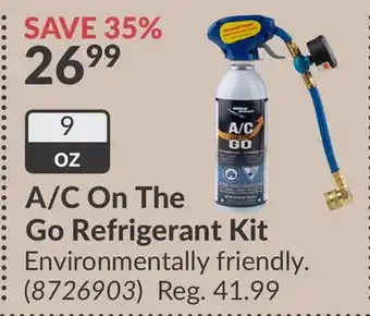 Princess Auto A/C On The Go Refrigerant Kit offer