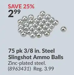 Princess Auto 75 pk 3/8 in. Steel Slingshot Ammo Balls offer