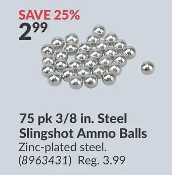 Princess Auto 75 pk 3/8 in. Steel Slingshot Ammo Balls offer