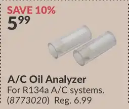 Princess Auto A/C Oil Analyzer offer