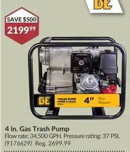 Princess Auto 4 in. Gas Trash Pump offer