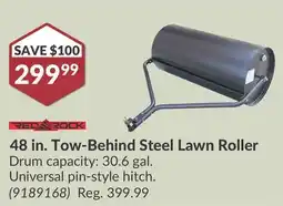 Princess Auto 48 in. Tow-Behind Steel Lawn Roller offer