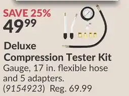 Princess Auto Deluxe Compression Tester Kit offer