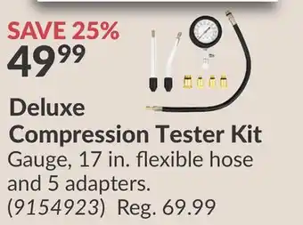 Princess Auto Deluxe Compression Tester Kit offer