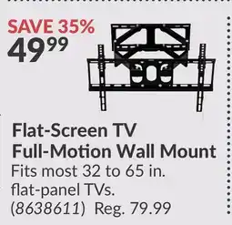 Princess Auto Flat-Screen TV Full - Motion Wall Mount offer
