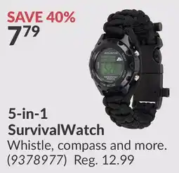 Princess Auto 5-in-1 SurvivalWatch offer