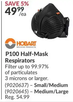Princess Auto P100 Half-Mask Respirators offer