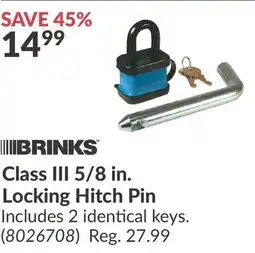 Princess Auto Class III 5/8 in. Locking Hitch Pin offer