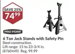Princess Auto 6 Ton Jack Stands offer