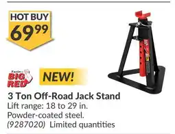 Princess Auto 3 Ton Off-Road Jack Stand Lift offer