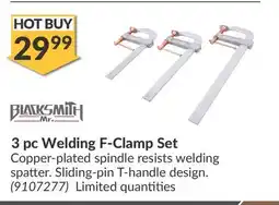 Princess Auto 3 pc Welding F-Clamp Set offer