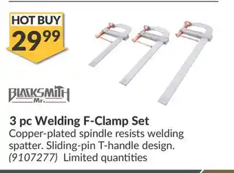 Princess Auto 3 pc Welding F-Clamp Set offer