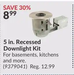 Princess Auto 5 in. Recessed Downlight Kit offer