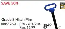 Princess Auto Grade 8 Hitch Pins offer