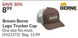 Princess Auto Brown Berne Logo Trucker Cap offer